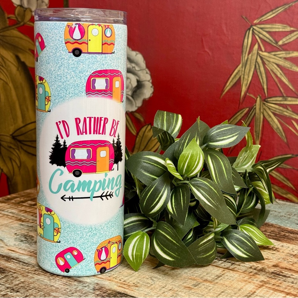 “I’d Rather Be Camping” Insulated Tumbler | #Z51